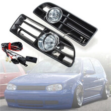 2X Mistlampen voor Mistlampgrille met Schakelkabel voor  Bora  MK4 1998-2004