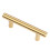 (Brushed Gold, T Type 64 Hole Spacing) Comfy T-Handle Cabinet Pulls for Kitchen & Cupboards 3