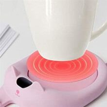 Cup Warmer, Cute, Coffee Warmer, Thermal Coaster, 3 Adjustable Temperatures, to 75 Heat, Heat Retention US Plug