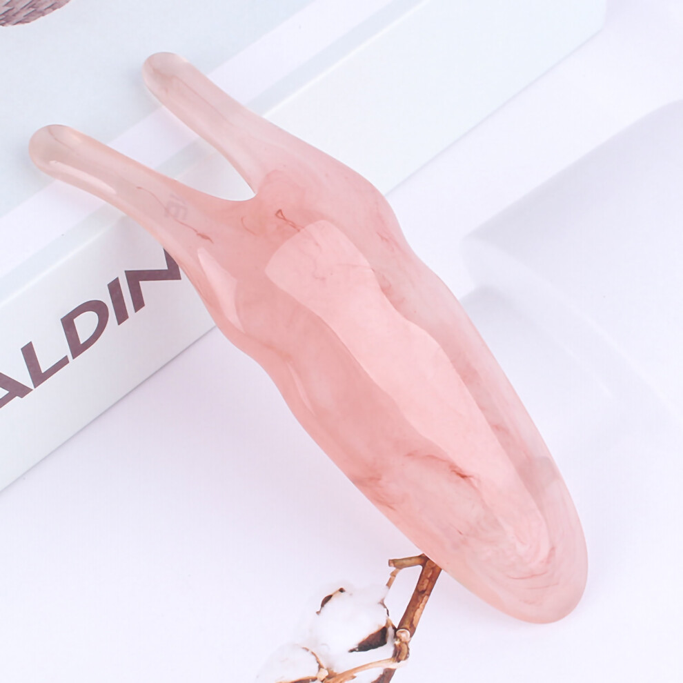 Resin Beeswax Nose Massager Eye Beauty Stick Facial Tool Amber Pink