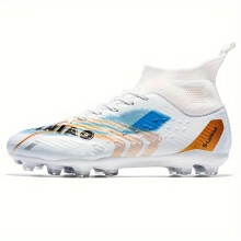 (White, 1.5) Goldene Fußballschuhe für Herren – große Größe, transparente, leichte, professionelle Fußballschuhe für den Sommer mit langen