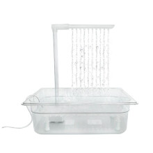 Bird Bathing Tub Shower Box Automatic Bath Fountain Multipurpose Bird Shower Fountain for Parakeet Cleaning