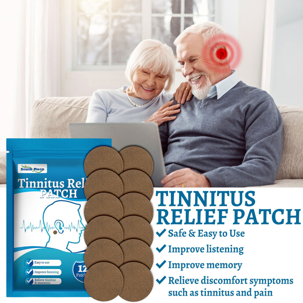 Reach-Tools 12 Pcs Tinnitus Relief Patches For Earaches & Hearing