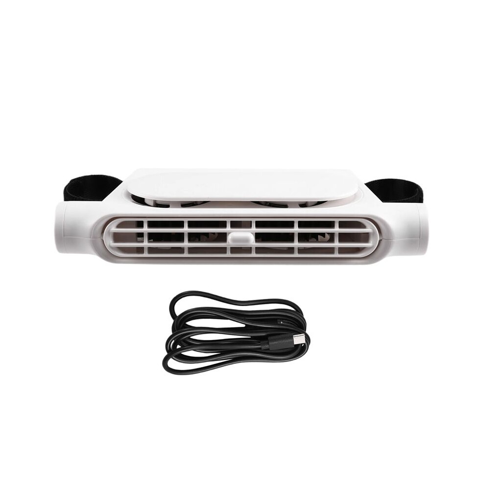 Car Headrest Cooling Fan 3 Speeds Adjustable Car Air Cooling Fan 5V/2A Car Rear Backrest Fan For Cars Rvs Sedans Tauoh