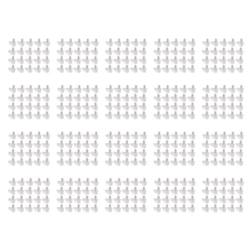 5 mm Pin Shelf Support Shelf Studs Strong Support 400 Pcs, Transparent 1