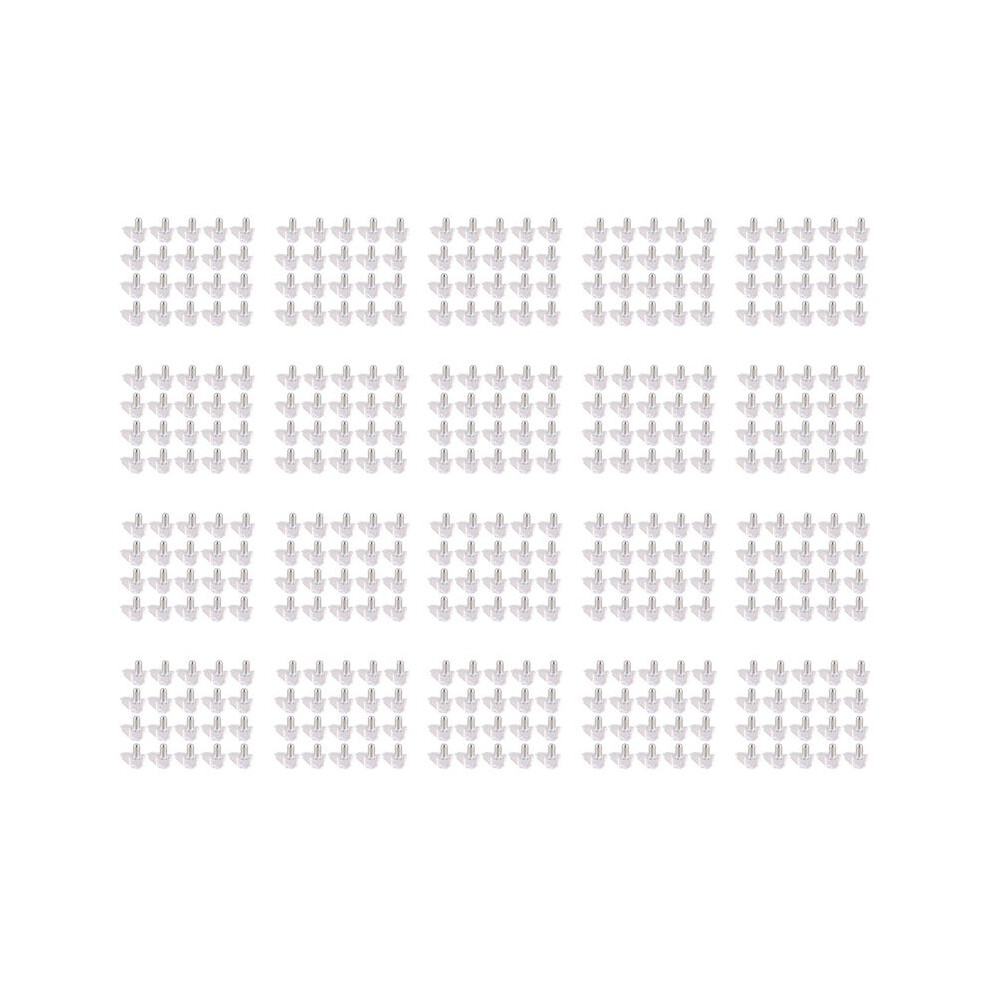 5 Mm Pin Shelf Support Shelf Studs Strong Support 400 Pcs, Transparent 6031910650157