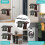 Boot Rack Wall Mount - Space Saving Boot Racks Organizer Tall Boots Storage for Cowboy Shoes 6