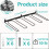 Boot Rack Wall Mount - Space Saving Boot Racks Organizer Tall Boots Storage for Cowboy Shoes 8