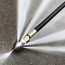 20X Pressure Washer Sewer Jetter Nozzle with Stainless Steel, Durable Design Sewer Jet Nozzle,1/4Inch Quickly Connector