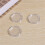 100 Pcs Small Round Transparent Plastic Coin Capsules Box 33mm 8