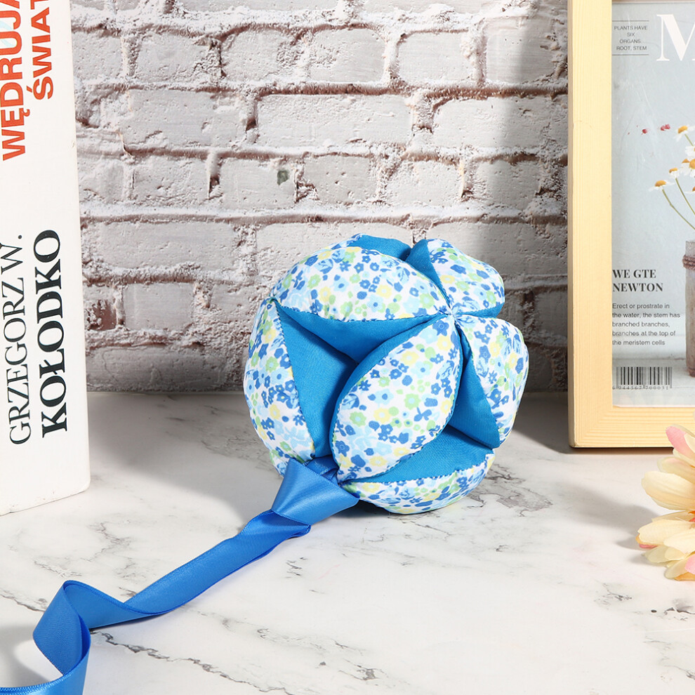 Colored Rattle Ball Toy for Infants - Blue, 13x13cm, Cloth