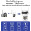 TUYA 6MP Security Camera 3MP+3MP 2 in 1  Camera WIFI AI Detection Color Night Vision Two-Way Intercom CCTV US PLUG 6