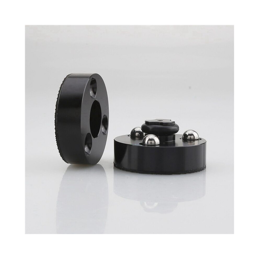 8Pcs Hifi Speaker Isolation Feet Cushion Pads Stand Feet 40X23mm Aluminum Vibration Dampener Black 4711949383135