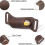 Compact PU Leather Knife Sheath for Camping & BBQ 3