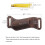 Compact PU Leather Knife Sheath for Camping & BBQ 4