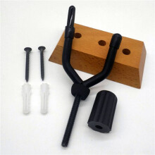 3X Violin Rack Hanger Violin Wall Mount Violin Wall Hook Solid Wood Base Violin Rack Can Hang Violin Bow