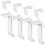 8PCS Clamp Support Bracket PVC Clamp Holder for Klemmfix Roller Blind, Double Roller Blind Replacement Part Accessories 2
