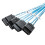 SAS HD SFF-8644 to 4 x  7Pin Hard Disk Cable 12Gbps Server External Hard Disk High-Speed Cable 3.33TF/1M 5