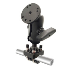 3pcs 9CM Length Aluminium Alloy Double Socket Arm for RAM with 1.5 Inch Base Mount Motorcycle Camera Extension Arm