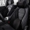 Black Memory Foam Car Headrest Neck Cushion 6