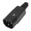30PCS IEC 320 C14 Power Adapter Cable Plug Rewirable Connector Socket 3Pin Male 3