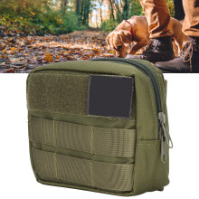 Wasserdichte Nylon-Hundeweste Beutel Rucksack zum Wandern, Camping & Training – Armeegrün