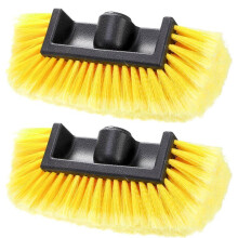 Car Wash Brush , Car Wash Scrubber with Soft Bristle, Exterior Vehicle Wash Equipment for Auto RV Truck Boat Campers