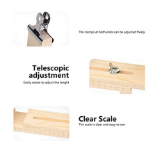 Bracelet Maker Holder U Shape Jig Bracelet Maker Wooden Frame Braiding DIY Crafting Tool Kit for Braiding Bracelets A