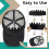 20Pcs Hat Shaper Insert - Baseball Caps Inserts Shapers - 4 Design Hat Shapers for Caps, Reusable Crown Support Brim Cap 7