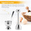 Egg Cracker Topper Set – Soft Hard Boiled Eggs Separator Tool – Include Spoons and Cups-Shell Remover & Cutter-Steel Spoon & Cup Holder – Cooker 7