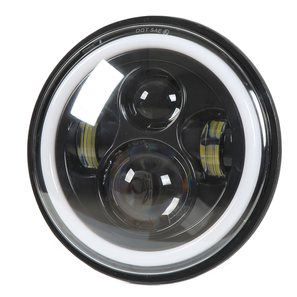7In Motorcycle Led Angel Eye Headlight For Road Star & More White/Yellow 9371389001058