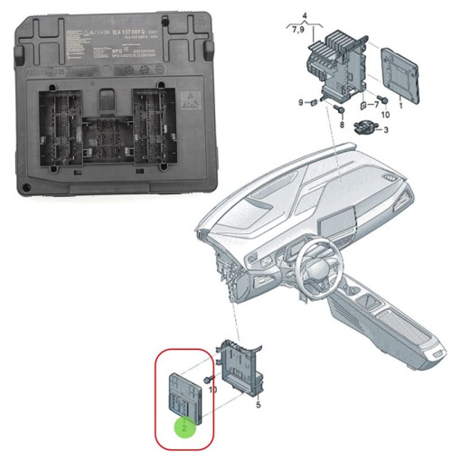 Car Body Computer Module Control Unit 1EA937089Q 1EA937089H for  ID3 ID4 ID5 ID6 BCM