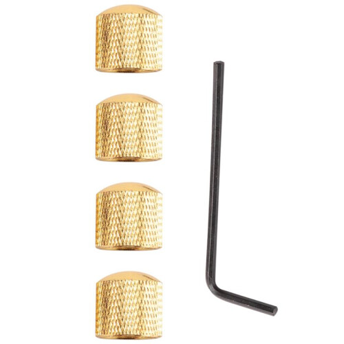 40Pcs Metal Volume Tone Dome Tone Guitar Speed Control Knobs with Screws for  Strat Telecaster 2