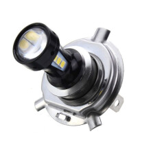 4X H4 Motorcycle 3030 LED Hi-Lo Headlight Light Lamp Bulb 6500K 12-24v