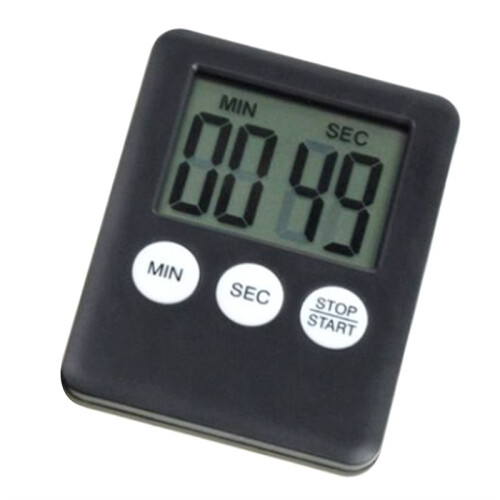 3X Super Thin LCD Digital Screen Kitchen Timer Square Cooking Count  Countdown Alarm Magnet Clock 1