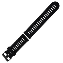 Para Fenix 3 HR Reemplazo Correa De Silicona Suave Banda De Reloj Pulsera + Kits De Herramientas Negro
