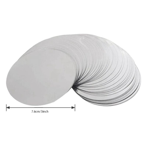 1200 Pcs 3 Inch Silver Wine Pourer Discs Drip-Proof Drip Pouring pour Spout pour Wine Thin Slice 2