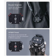 F38B4406 Quick Release Multi-Functional Base with Anti-Miscontact Design for Camera Photographic Equipment Tripod