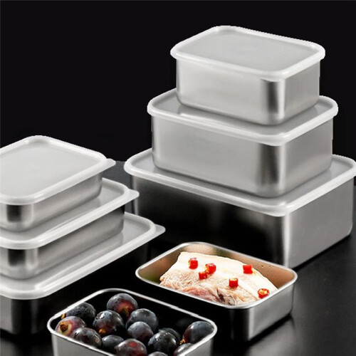 Fresh-Keeping Box Refrigerator Box Sample Box Thickened Sealed Square Packaging Box with Lid 2