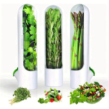 3pcs Vegetable Storage Containers Herb Freshness Cups Kitchen Organizer and Storage Box
