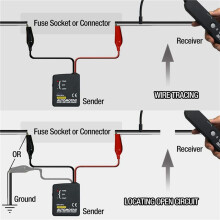 2X Wire Short Open Finder Circuit Detector Power Cable Tester Tracer EM415PRO Scanner Diagnostic Tool for Boat