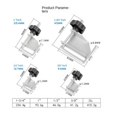 Ensemble de Colliers de Serrage de Ligne de Fluide 8Pc Outil de Serrage de Tuyau de Carburant pour Radiateur à Vide