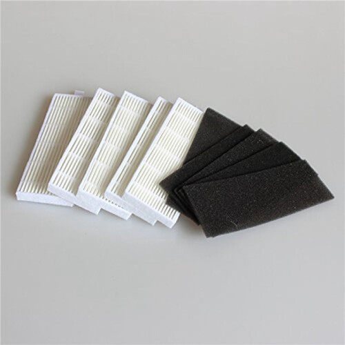 New 15Pcs Sponge + 15Pcs Hepa Filter for Replacement Chuwi  A4 Robot Vacuum Cleaner 2