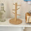 Under Cabinet Mug Rack Coffee Cup Rack for Kitchen Utensils Entrance Key Rack Space Saving Storage Rack 5