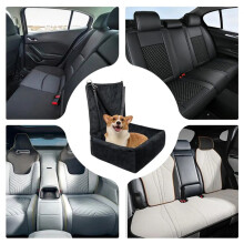 Pet Car Pet with 2 Side Pockets Puppy Automotive Cushion for Vehicle RV SUV Truck Front and Backseat Travel B
