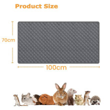 Guinea Pig Cage Liners, Washable Guinea Pig Pee Pads, Waterproof Reusable & Anti Slip, Absorbent Pig Bedding 4Pcs