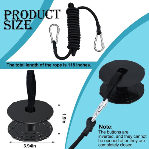 Floating Water Mat Tether Kit Lily Pad Tether Floating Mat Straps Tether and Grommet Kit Foam Water Pad Tether