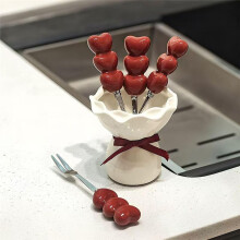 Obstgabel für Den Haushalt, Dessertgabel im Modischen Stil zum Dekorieren Des Esstisches für Geburtstage, Familienfeiern