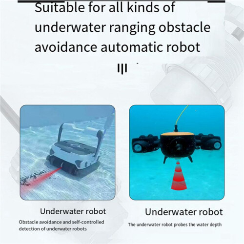 2X Ultrasonic Underwater Ranging and Obstacle Avoidance Sensor for Swimming Pool Robot IP68 Detectionn Sensors D 2
