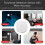 2X Tuya ZigBee MmWave Human Presence Sensor with Luminance MicroWave  Detection PIR Motion Sensor Wall Mount 6